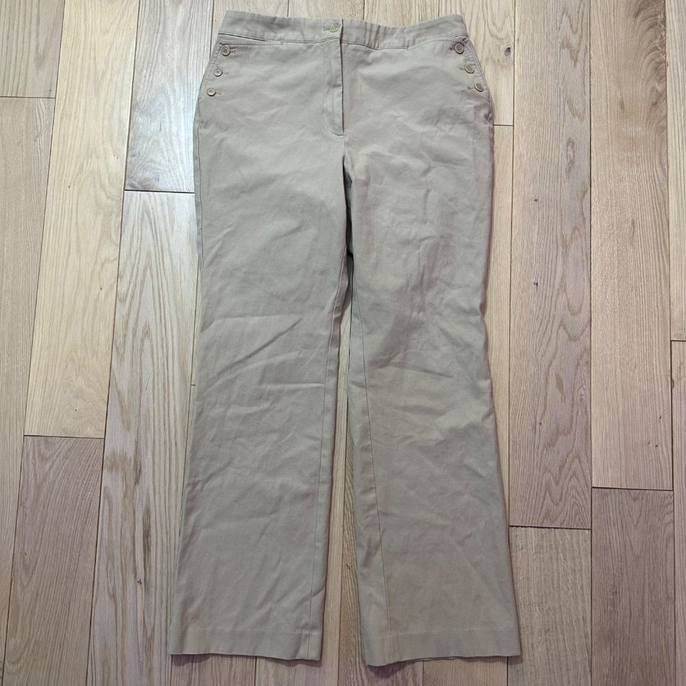Talbots Tan Pants with Button Pockets | Size: 12
